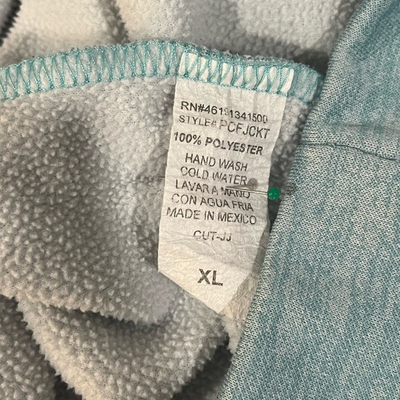 Wear Code size XL Las Vegas sweatshirt neon coral accents on a light teal GUC - Picture 7 of 8